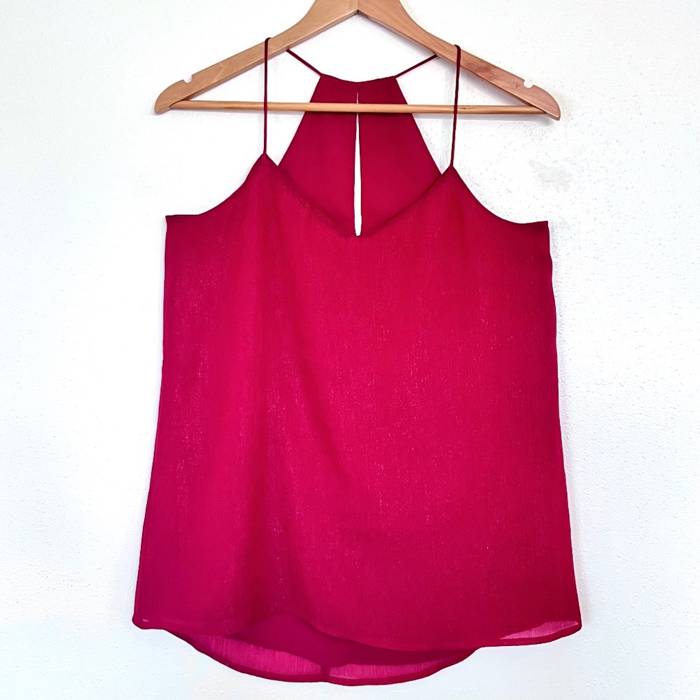 Express Red Shimmer Camisole